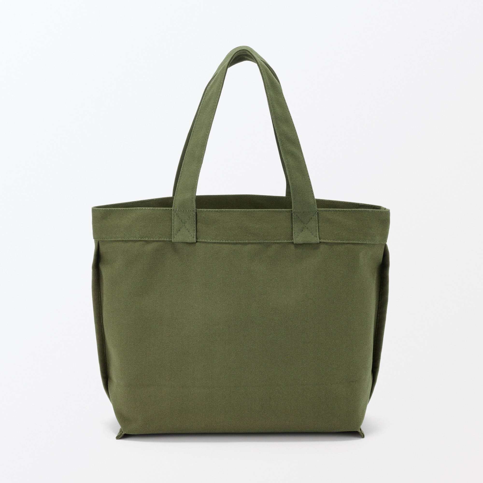 帆布　横型トートバッグ