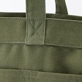 帆布　横型トートバッグ