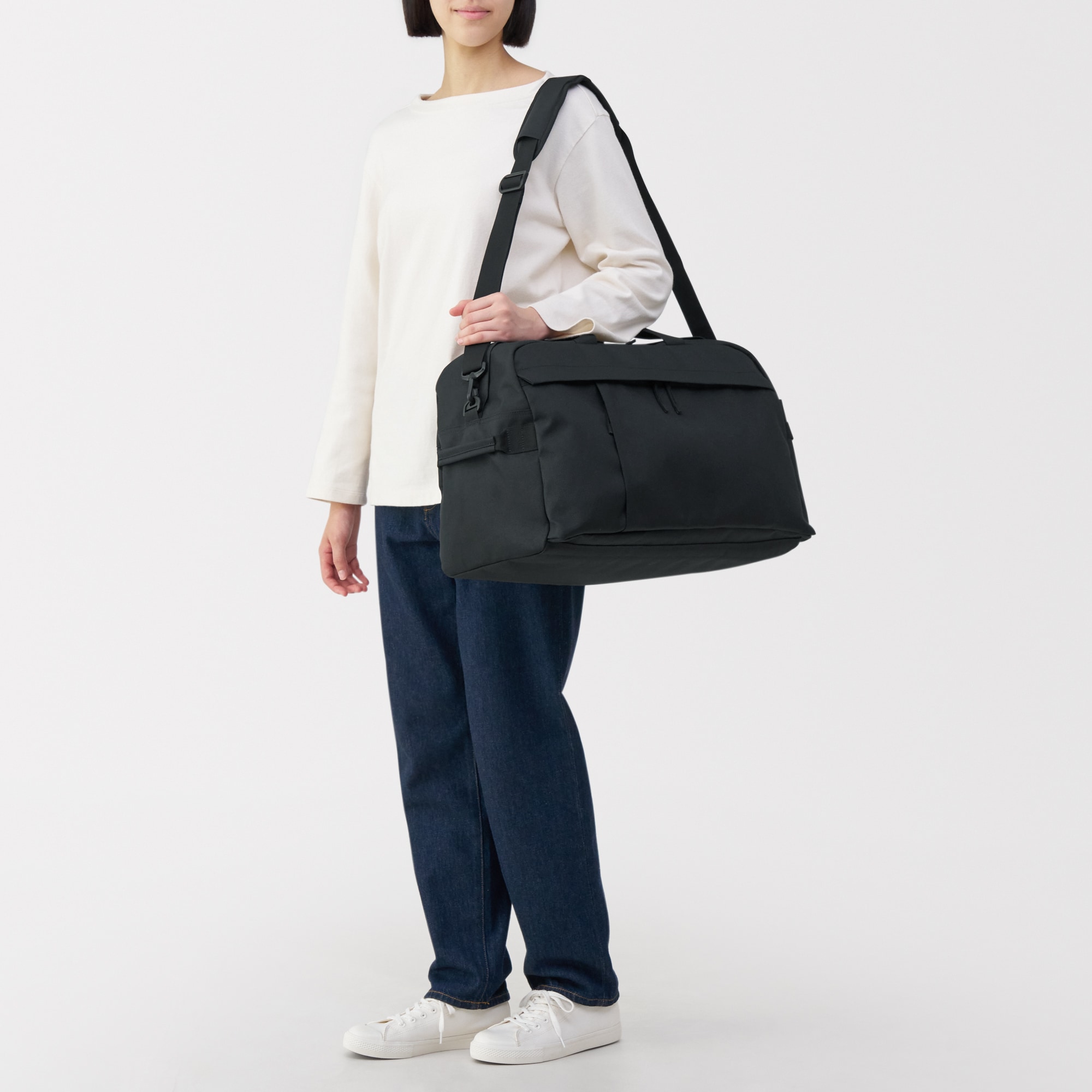 撥水ボストンバッグ