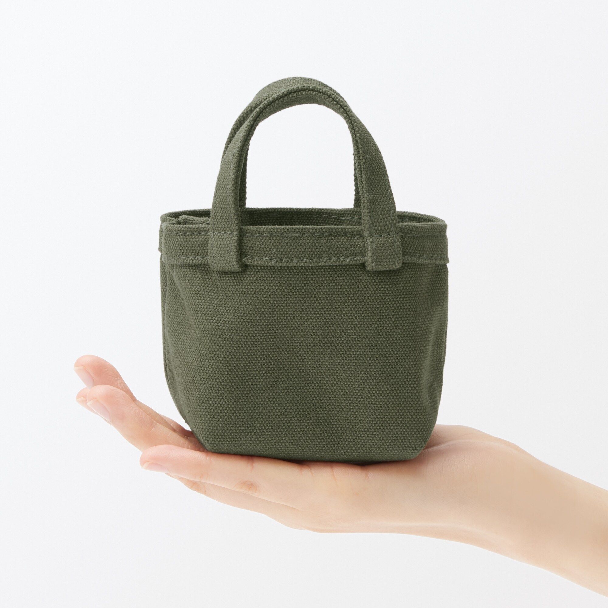 ミニ　帆布トートバッグ