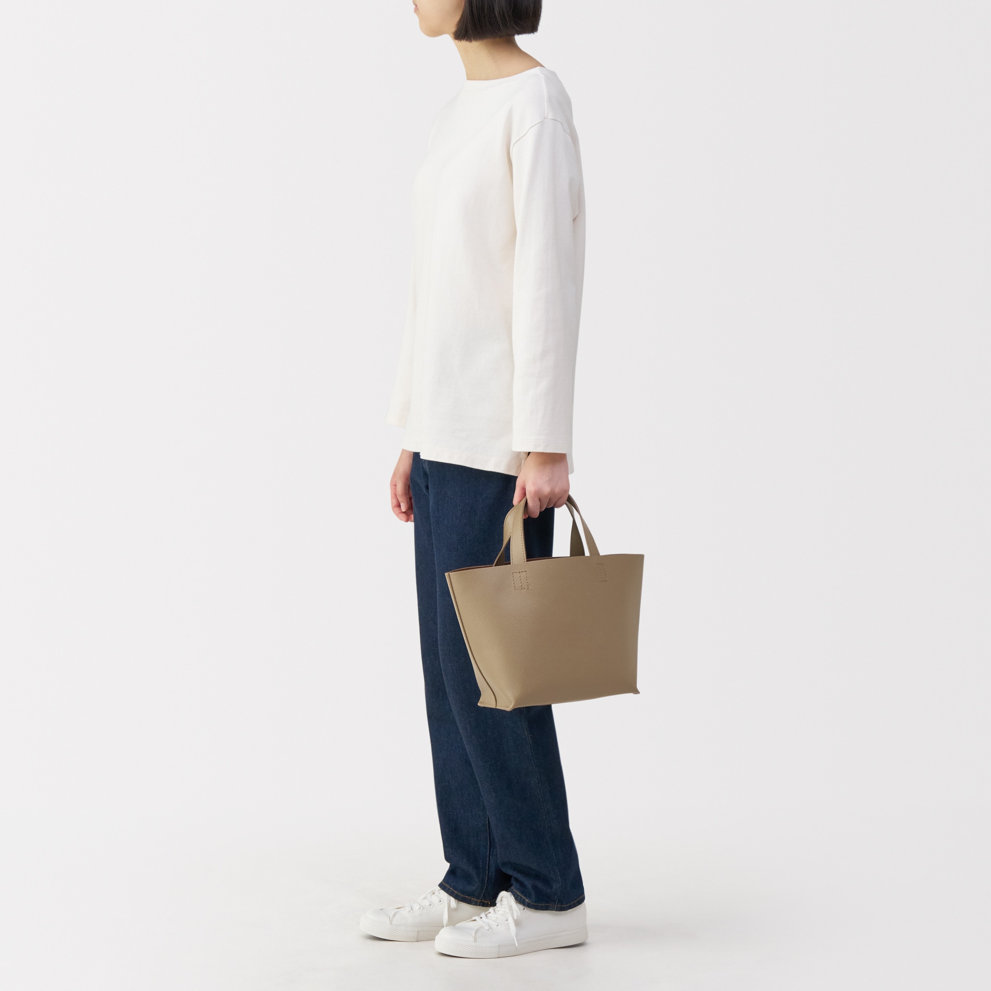 ヌメ革　ミニトートバッグ