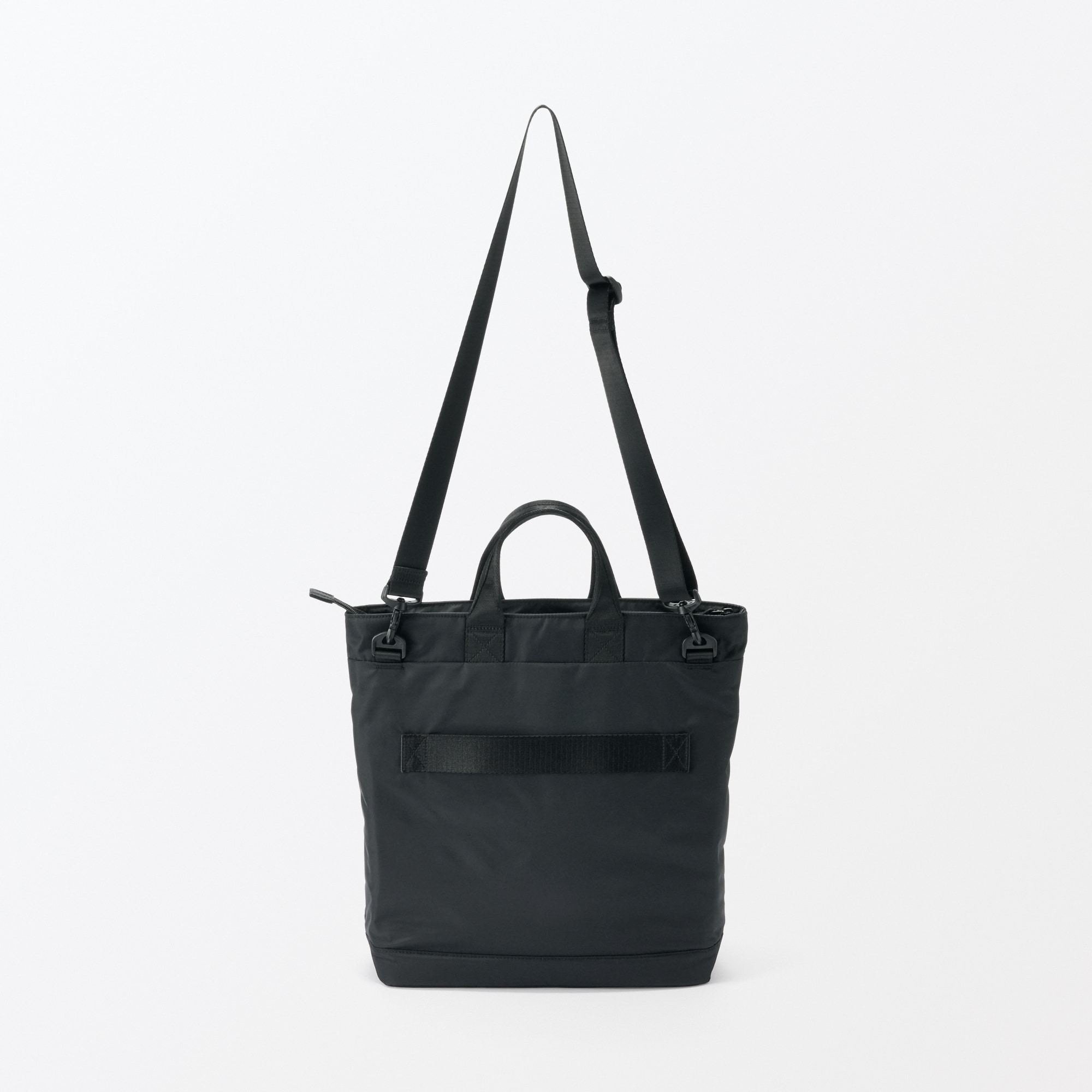 FluffyBROTHERS 撥水加工 2WAYトートバッグ 約18L ブラック Amazon | トートバッグ 大容量 無地 ブラック 撥水