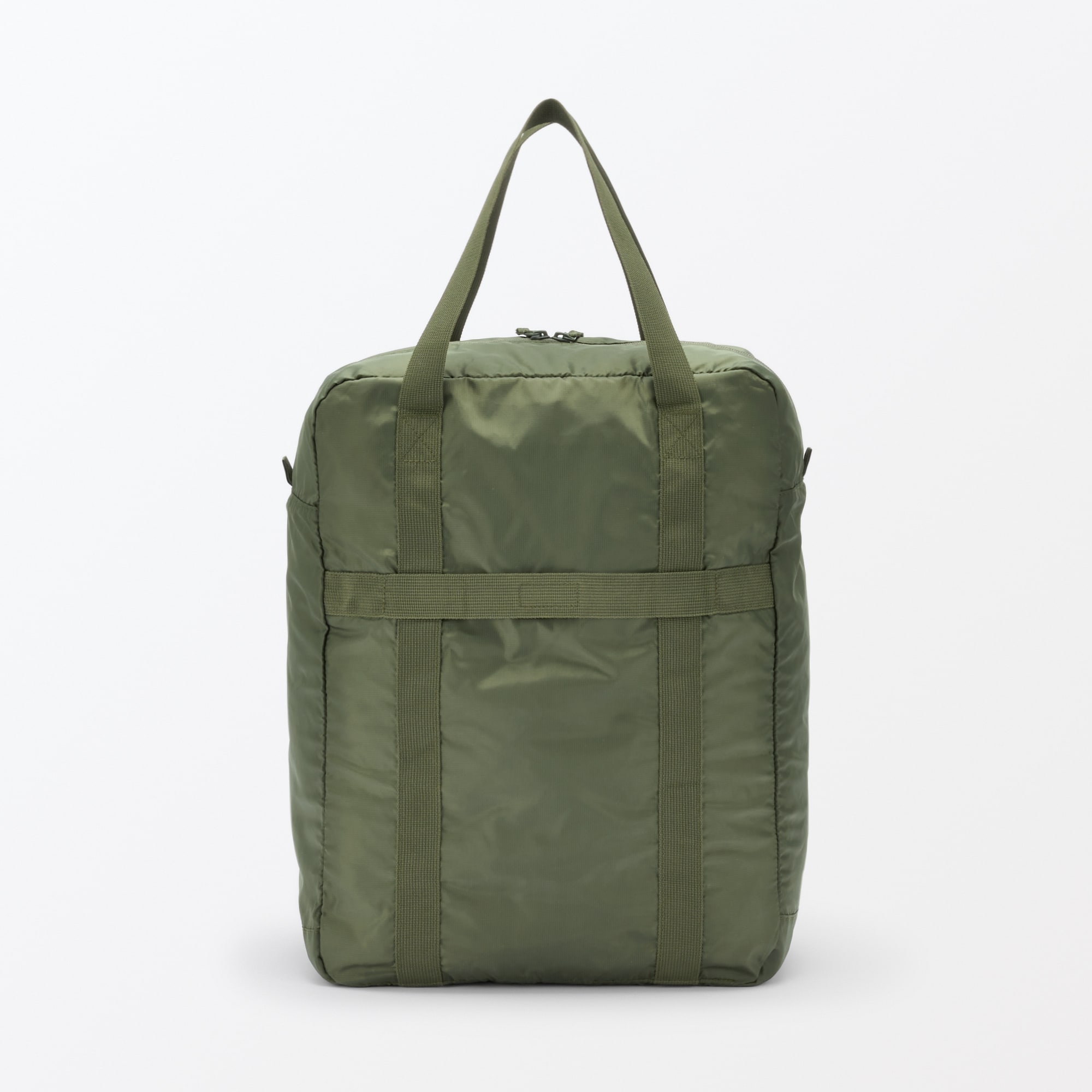 たためる　撥水縦型ボストンバッグ