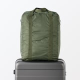 たためる　撥水縦型ボストンバッグ