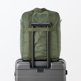 たためる　撥水縦型ボストンバッグ