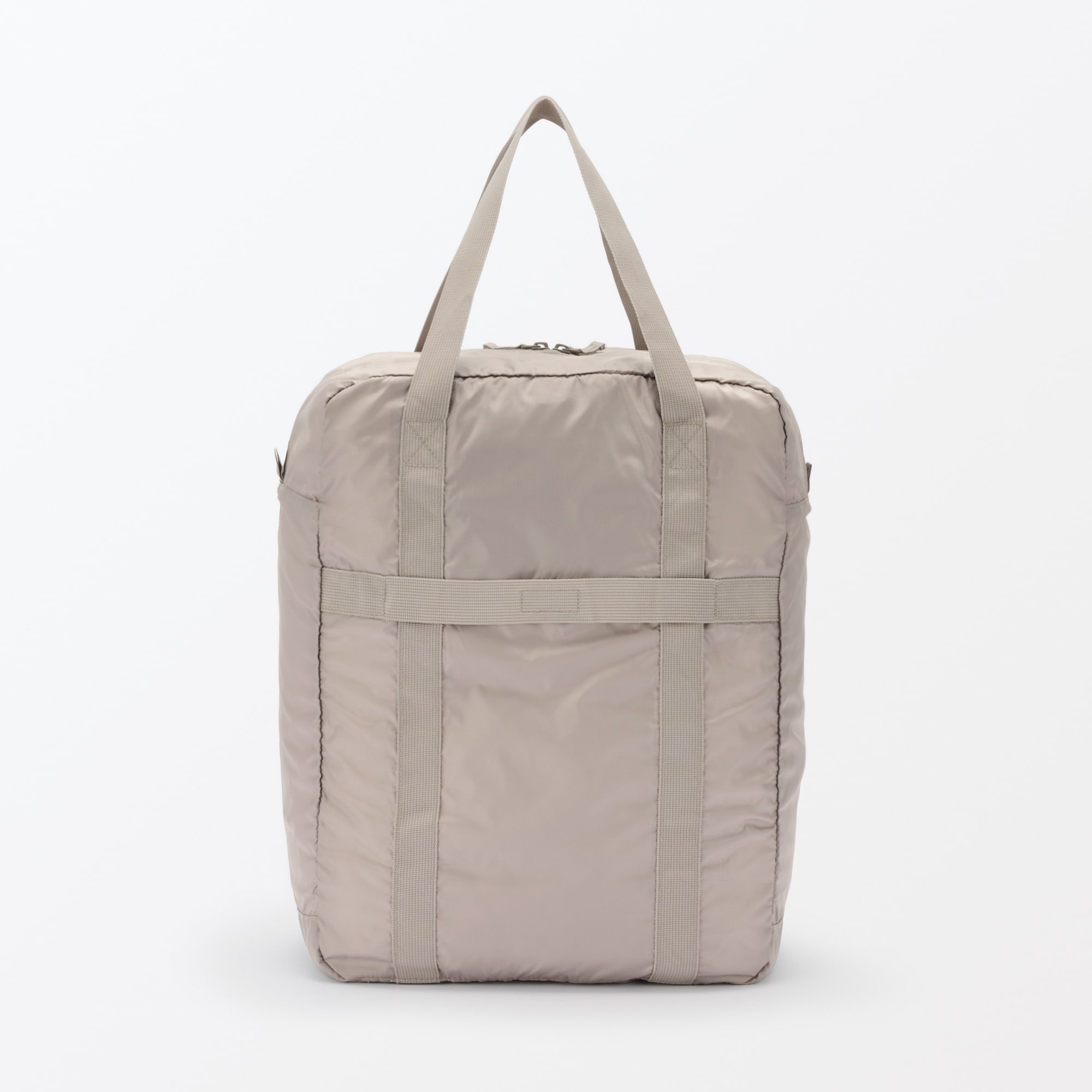 たためる　撥水縦型ボストンバッグ