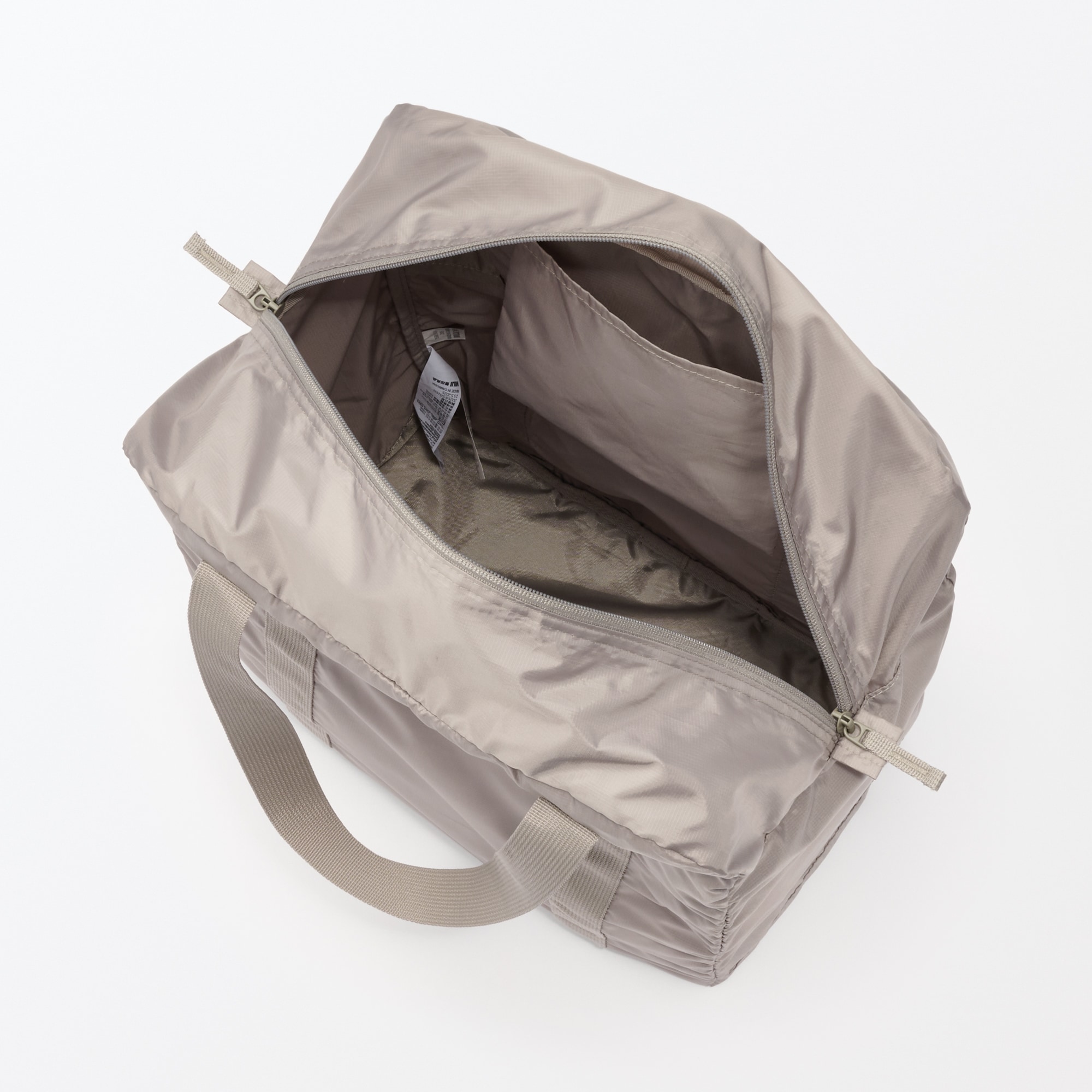 たためる　撥水縦型ボストンバッグ