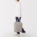 たためる　撥水縦型ボストンバッグ