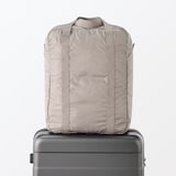 たためる　撥水縦型ボストンバッグ