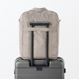 たためる　撥水縦型ボストンバッグ