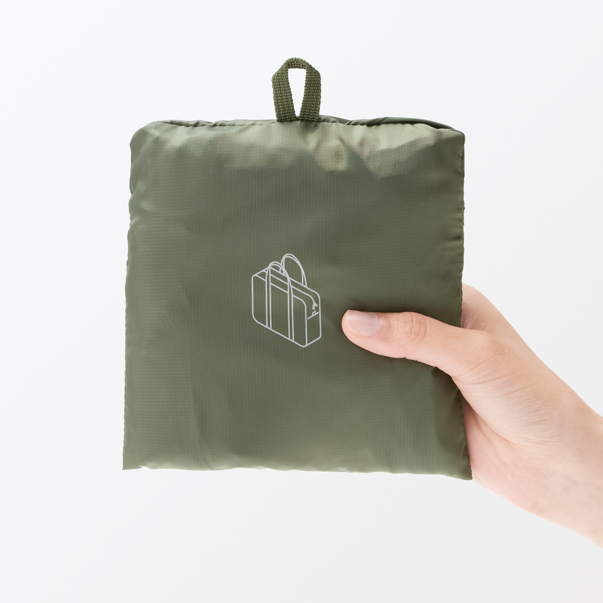 たためる　撥水横型ボストンバッグ