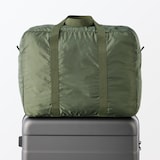 たためる　撥水横型ボストンバッグ