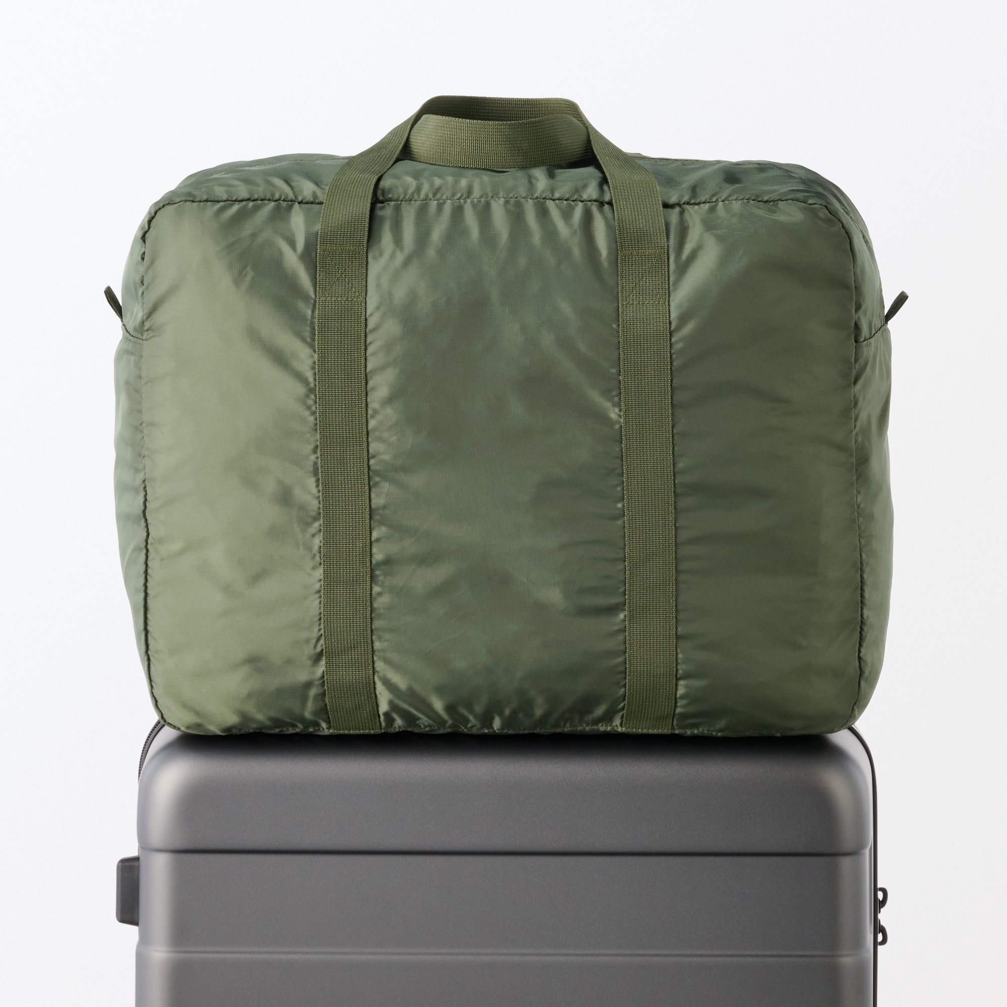 たためる　撥水横型ボストンバッグ