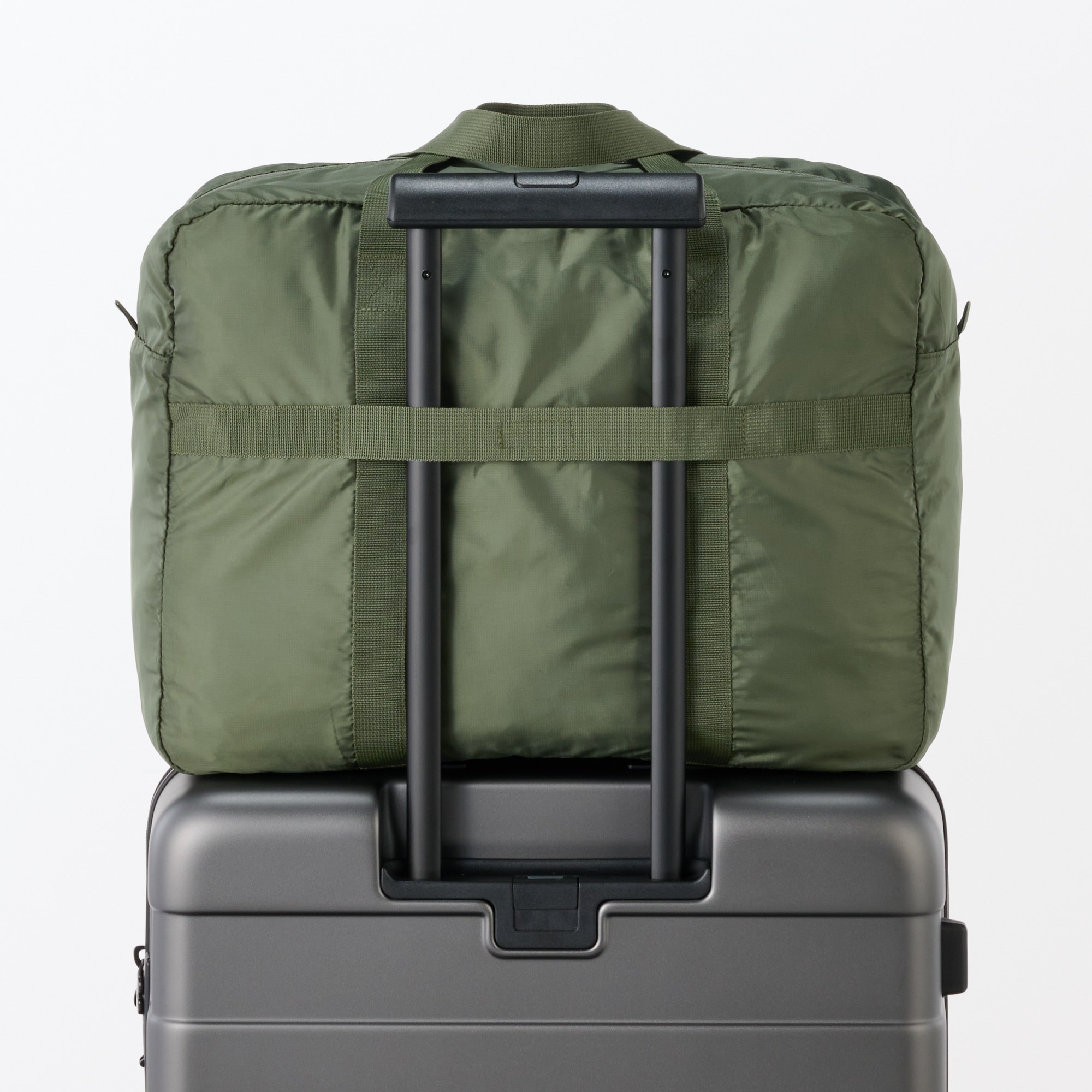 たためる　撥水横型ボストンバッグ