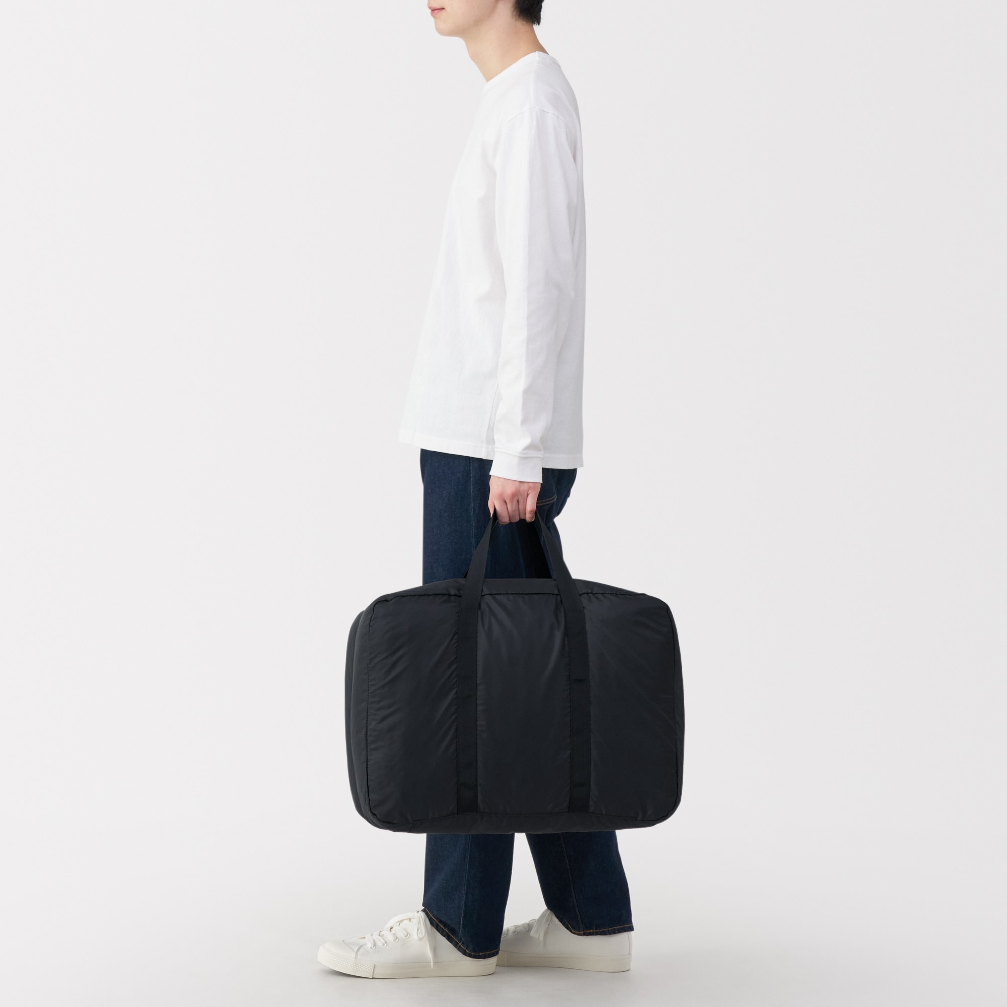 たためる　撥水　旅に便利なボストンバッグ