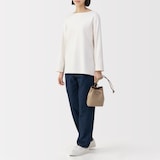 ヌメ革　巾着バッグ