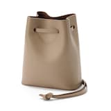 ヌメ革　巾着バッグ