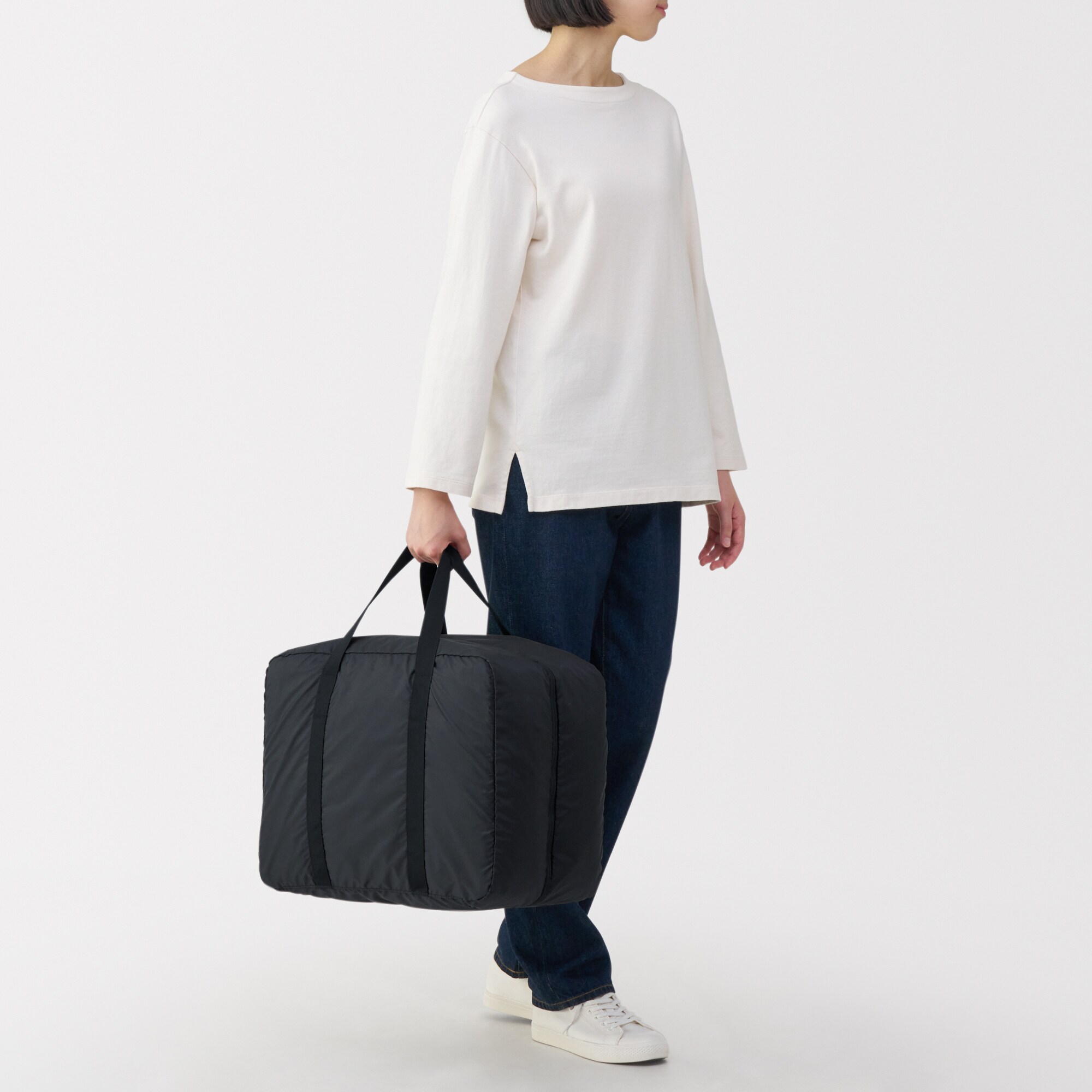 たためる　撥水　旅に便利なボストンバッグ