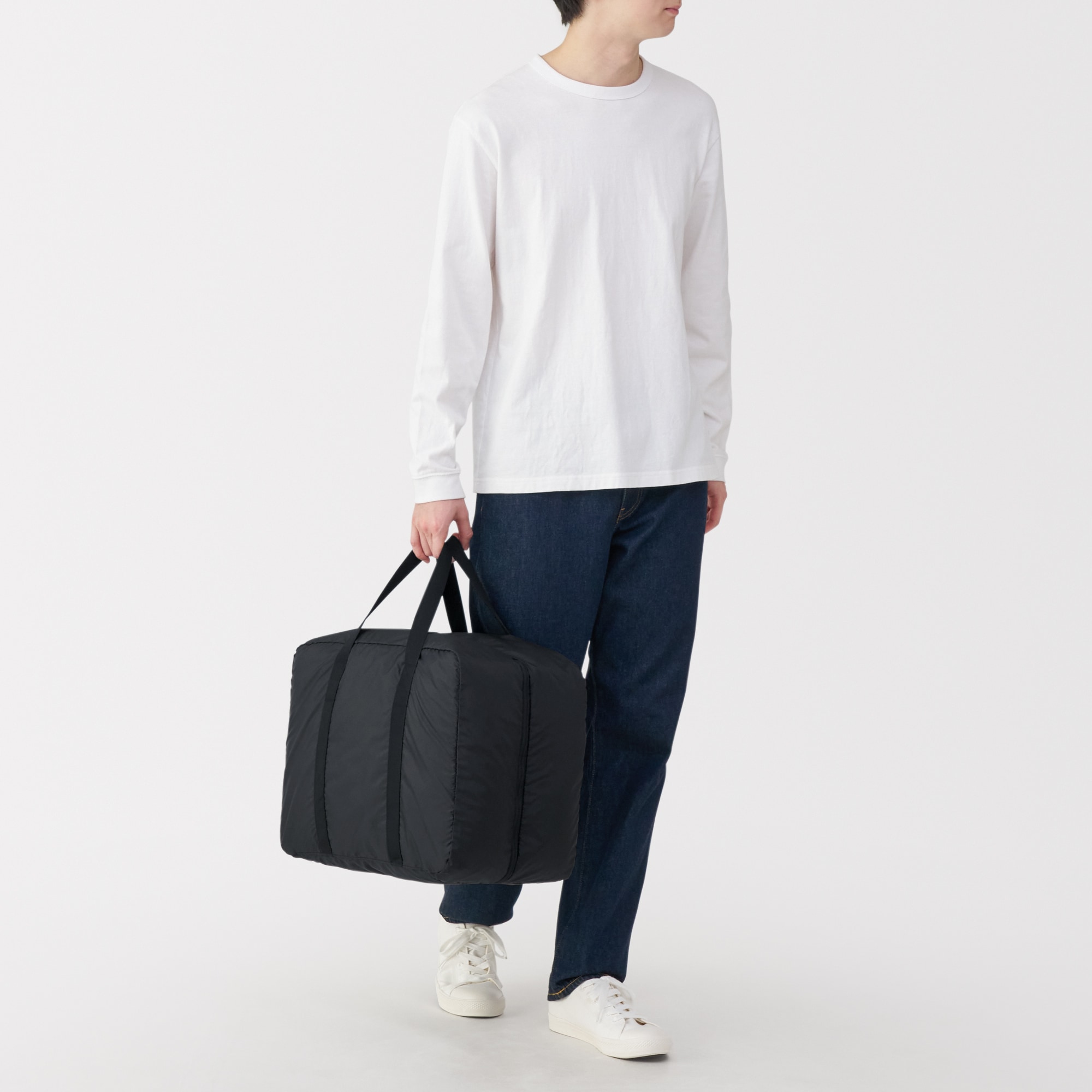 たためる　撥水　旅に便利なボストンバッグ