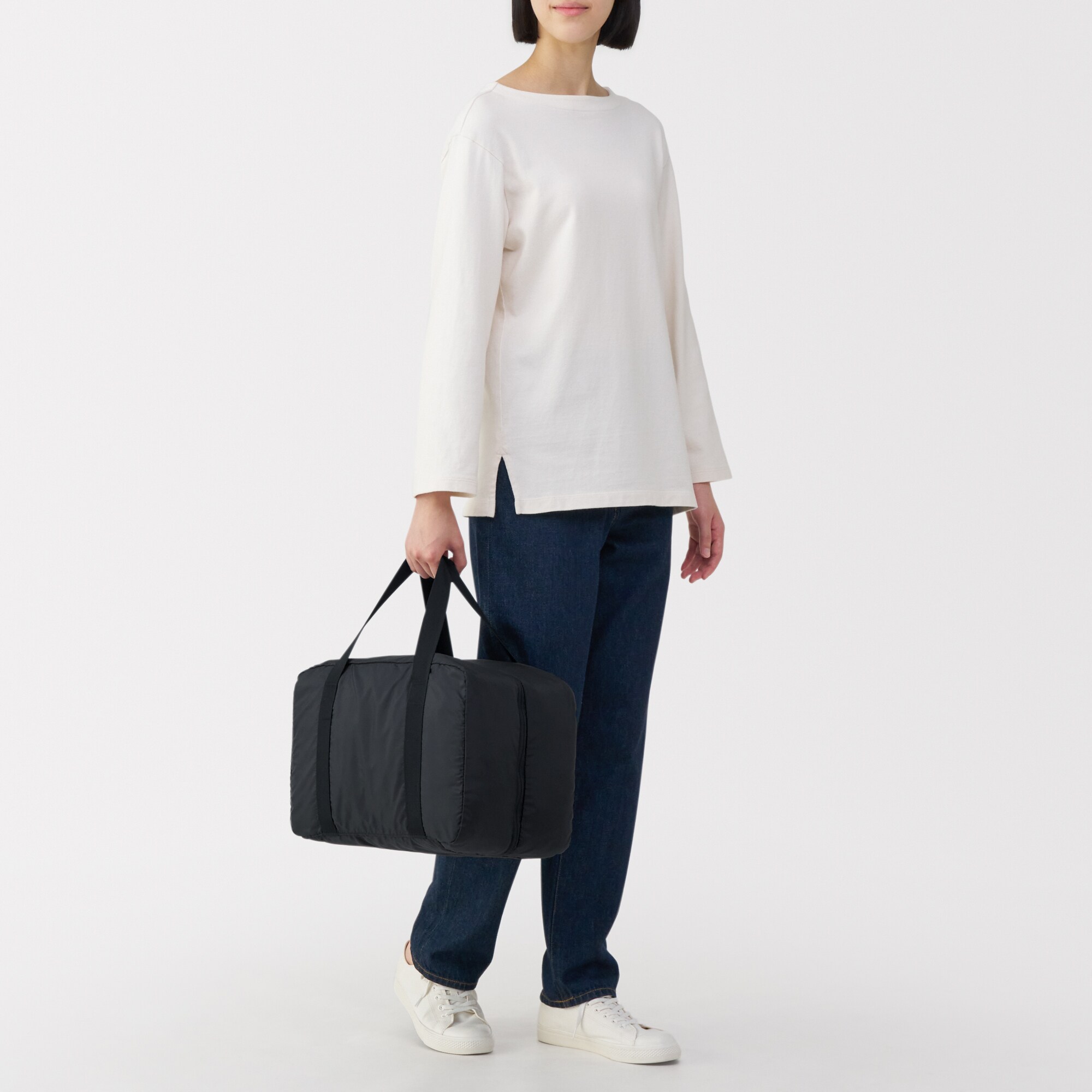 たためる 撥水 旅に便利なボストンバッグ | 無印良品