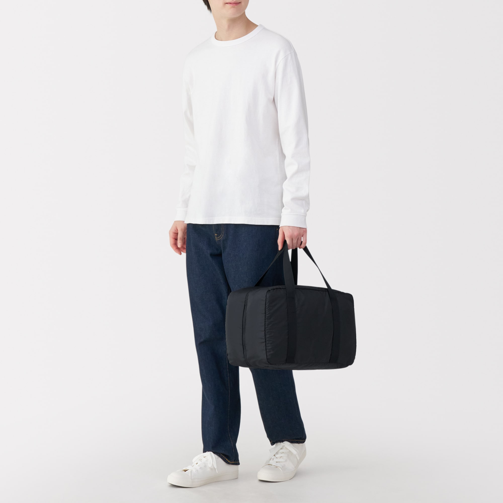 たためる　撥水　旅に便利なボストンバッグ