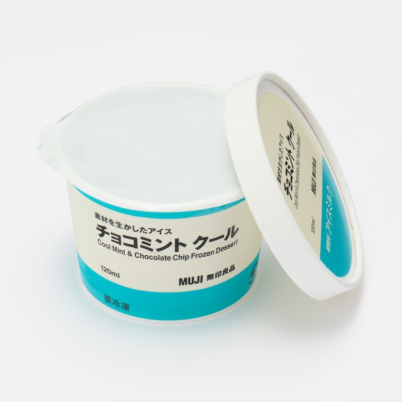 素材を生かしたアイス　チョコミント　クール
