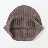 おでこのチクチクを抑えたメリノウール混　ワッチ