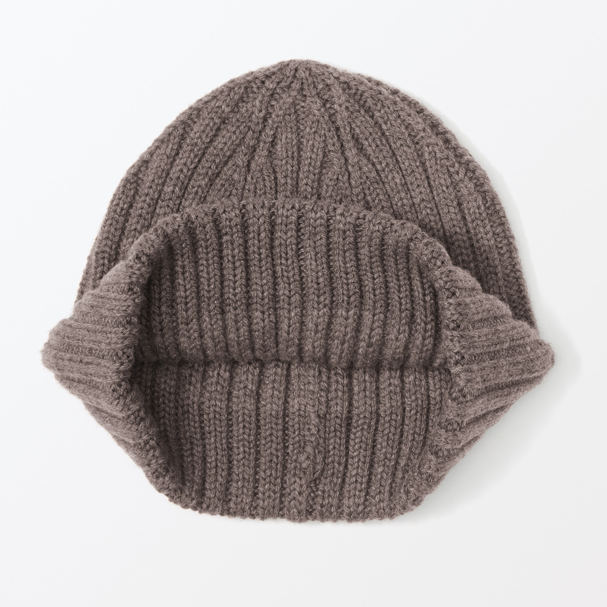 おでこのチクチクを抑えたメリノウール混　ワッチ