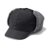 吸湿発熱中わた表面撥水耳当て付き　キャップ