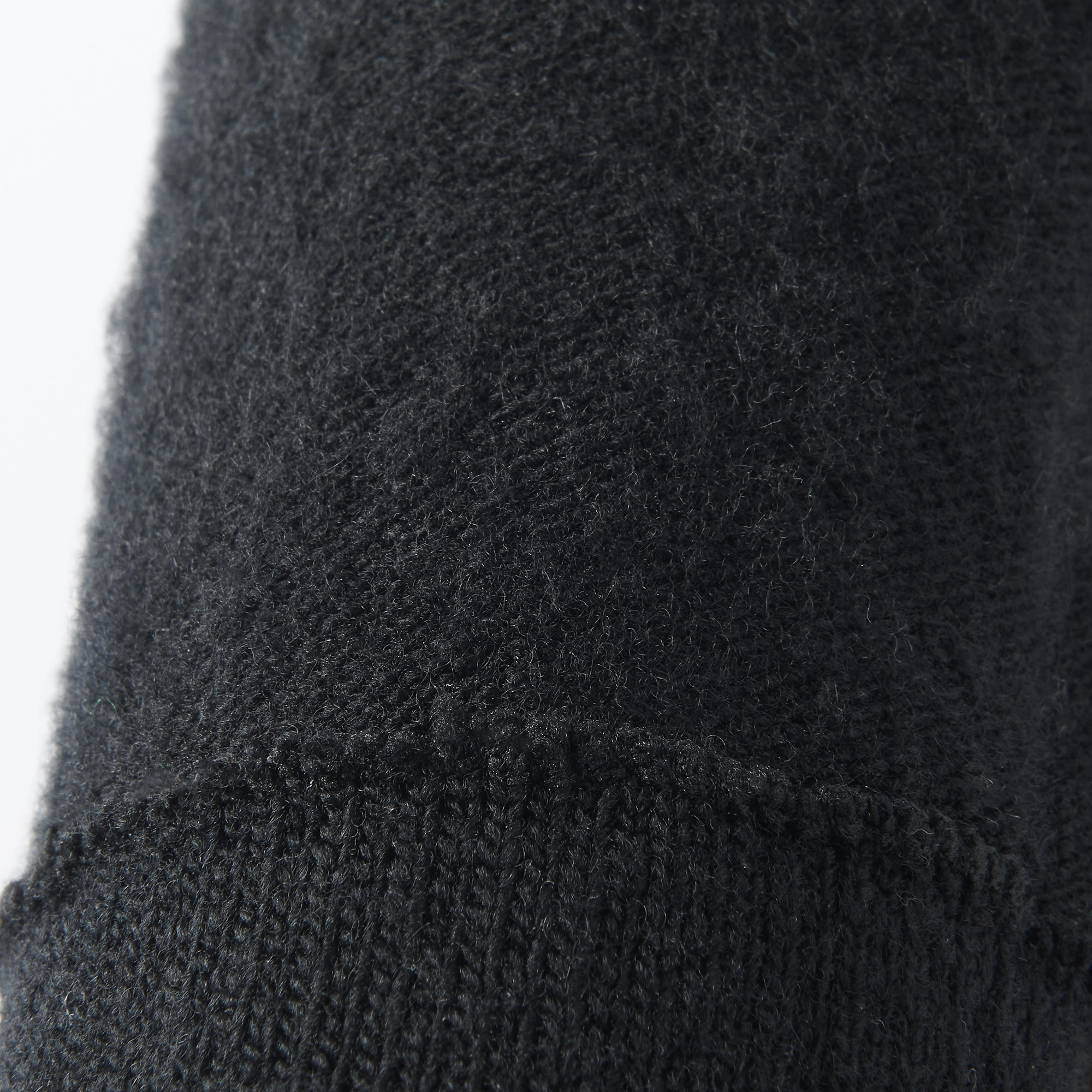 メリノウール混　裏起毛　タッチパネル手袋