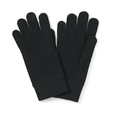 メリノウール混　裏起毛　タッチパネル手袋