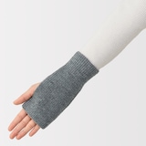 メリノウール　畦編み　ハンドウォーマー