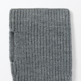 メリノウール　畦編み　ハンドウォーマー