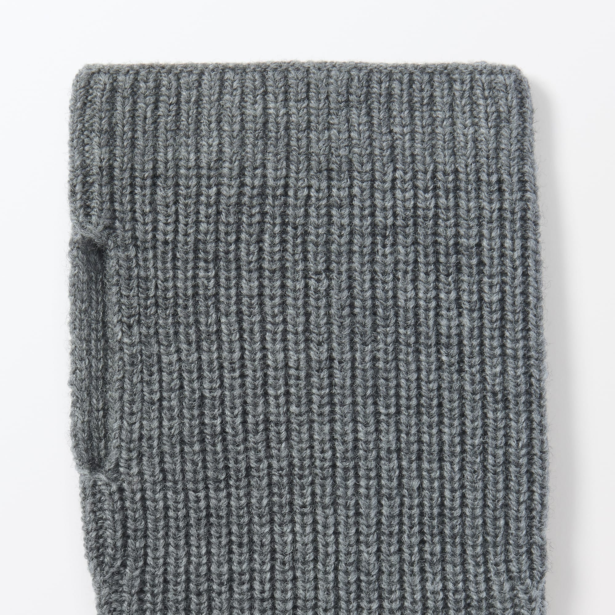 メリノウール　畦編み　ハンドウォーマー