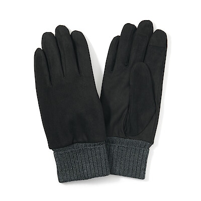 撥水防風生地を使った　起毛　タッチパネル手袋