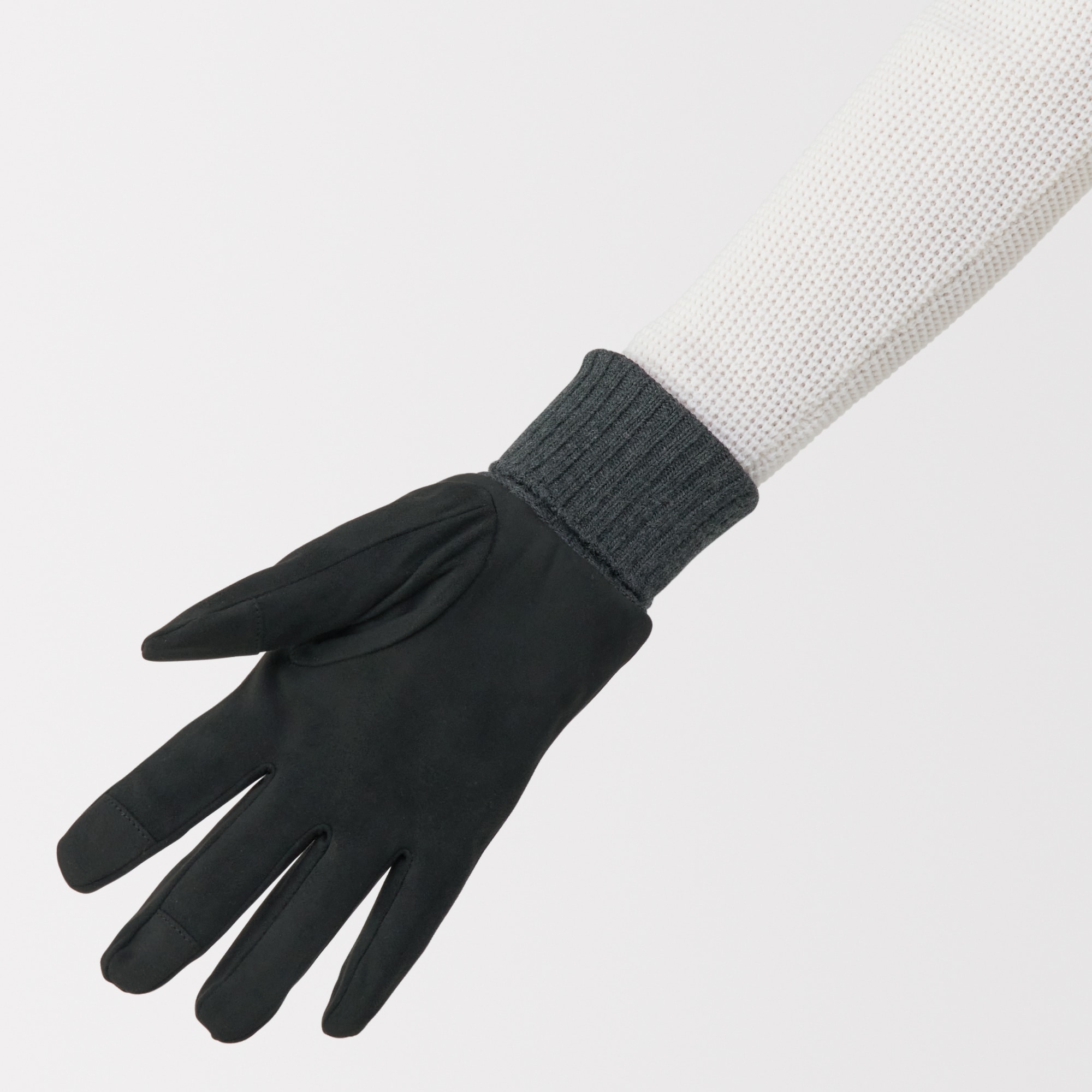 撥水防風生地を使った　起毛　タッチパネル手袋