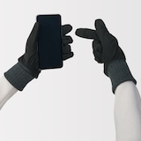 撥水防風生地を使った　起毛　タッチパネル手袋