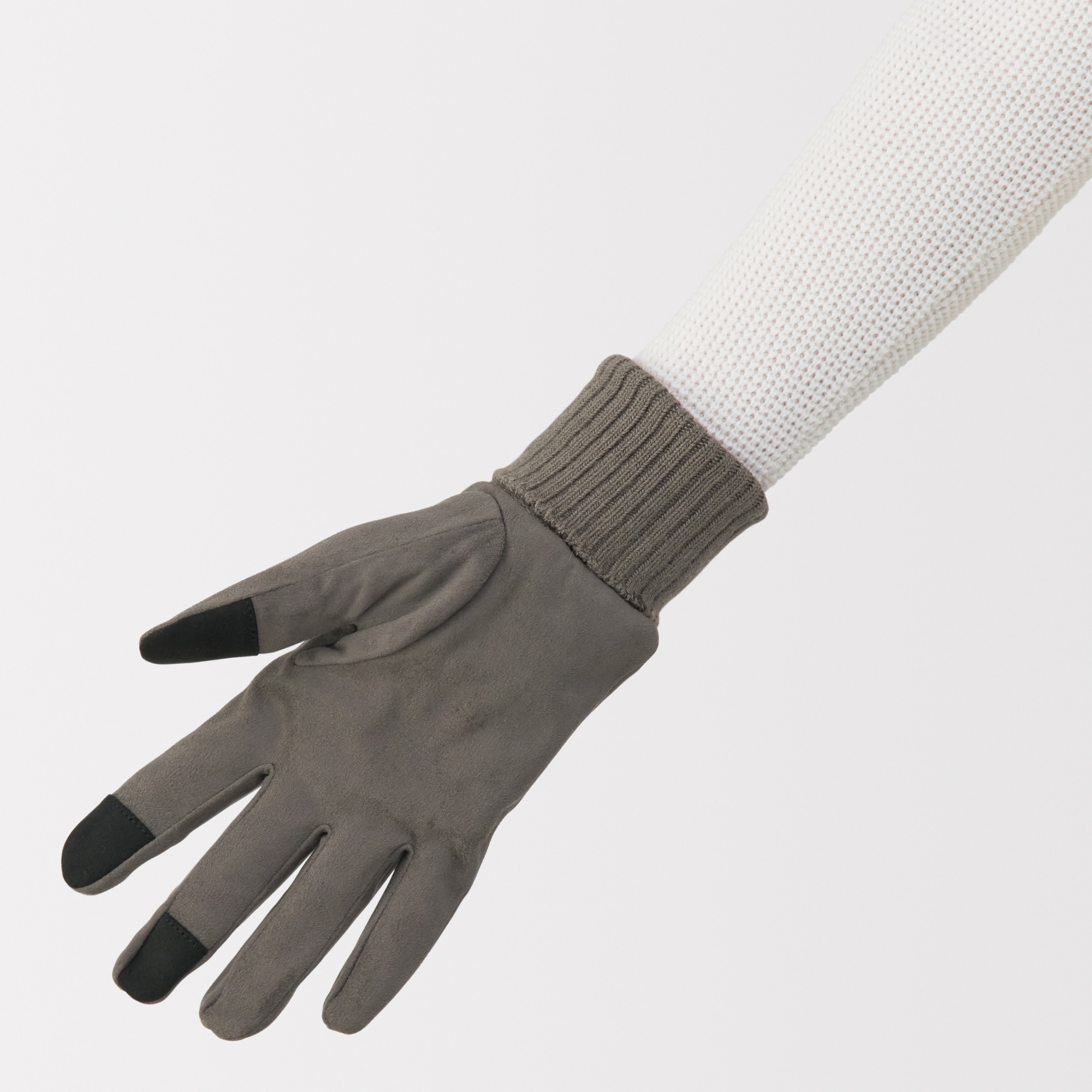 撥水防風生地を使った　起毛　タッチパネル手袋