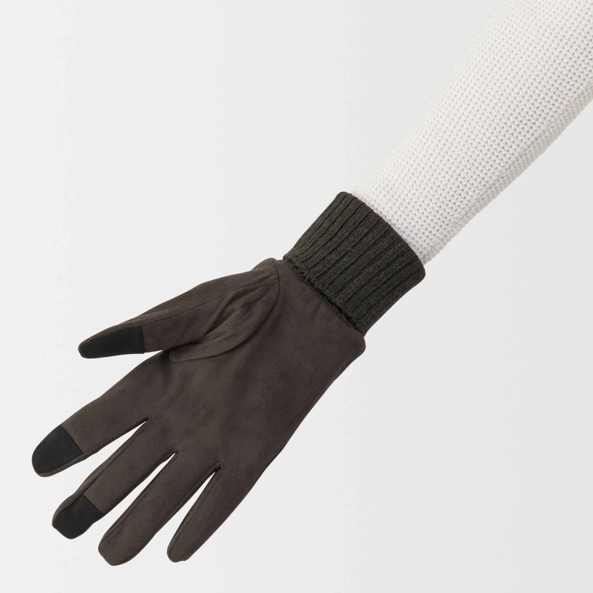 撥水防風生地を使った　起毛　タッチパネル手袋