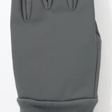 防風生地を使った　ジャージー　タッチパネル手袋