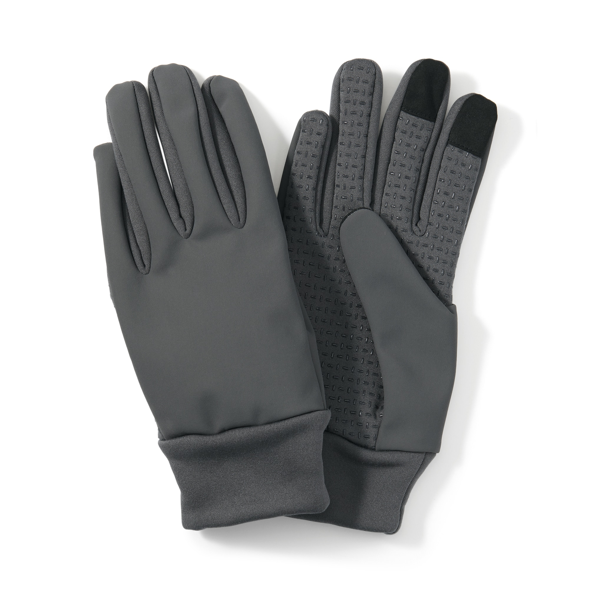 防風生地を使った　ジャージー　タッチパネル手袋