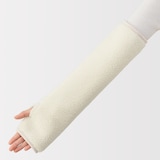 再生ポリエステル　くつろぎボア　アームウォーマー