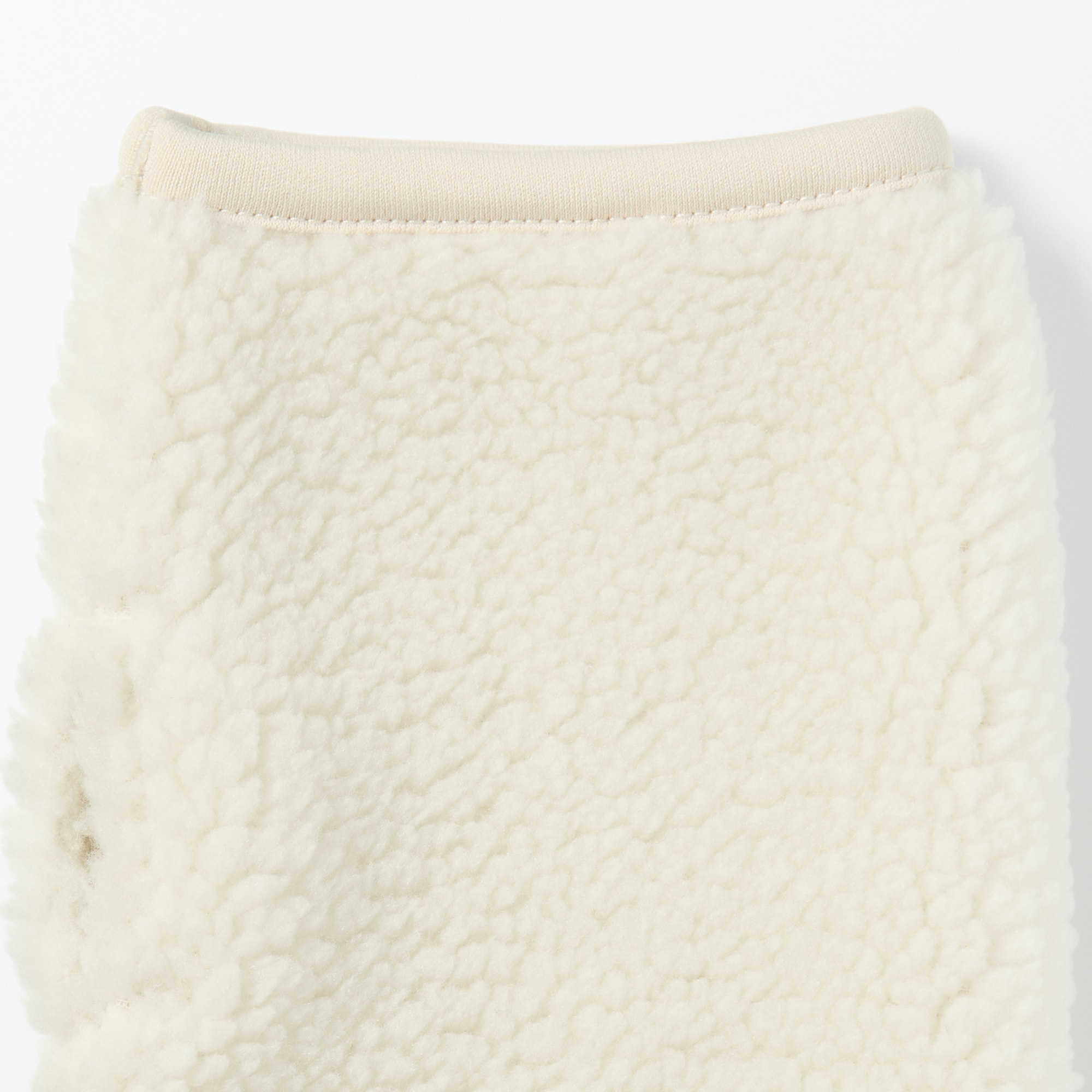 再生ポリエステル　くつろぎボア　アームウォーマー