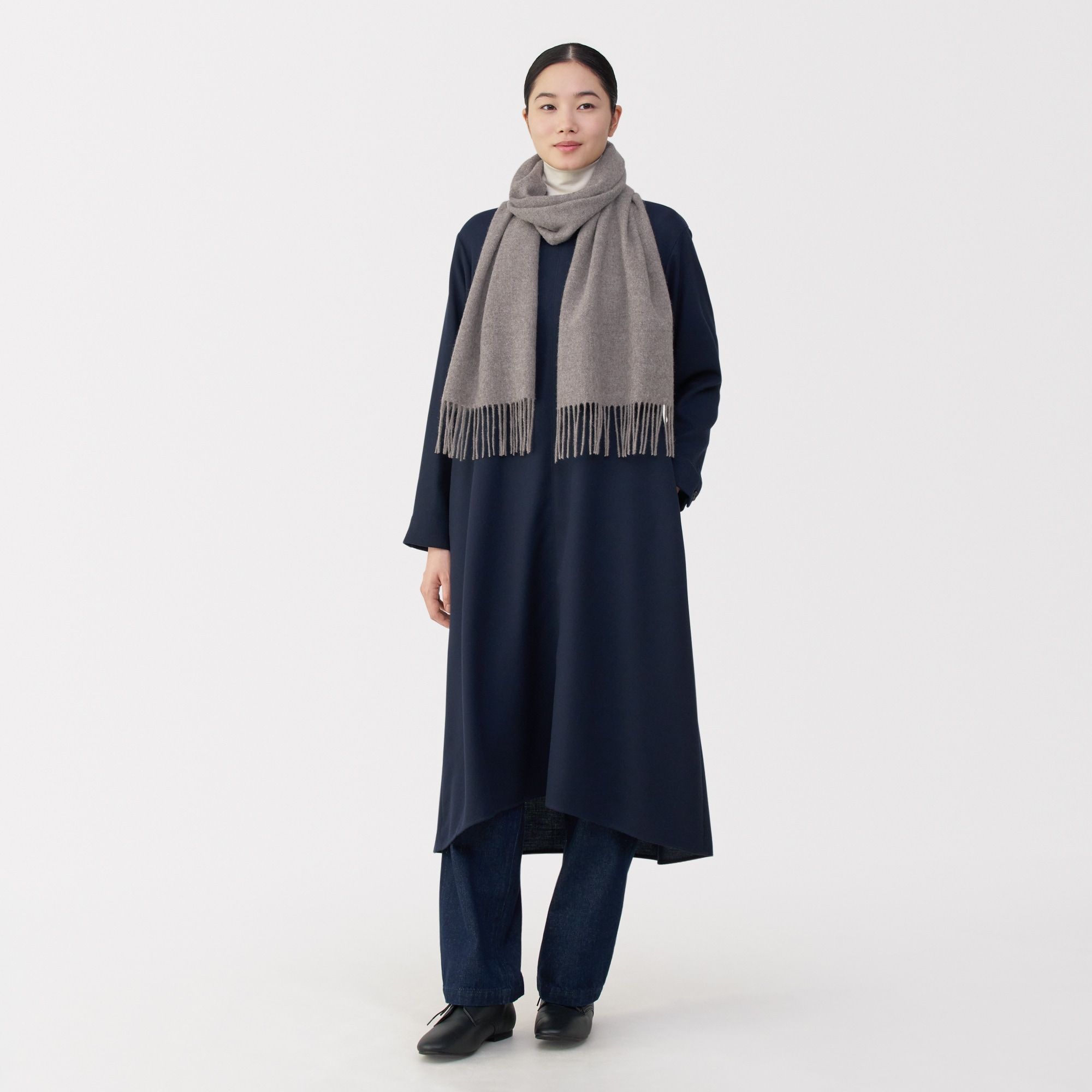 ふっくらウール　マフラー