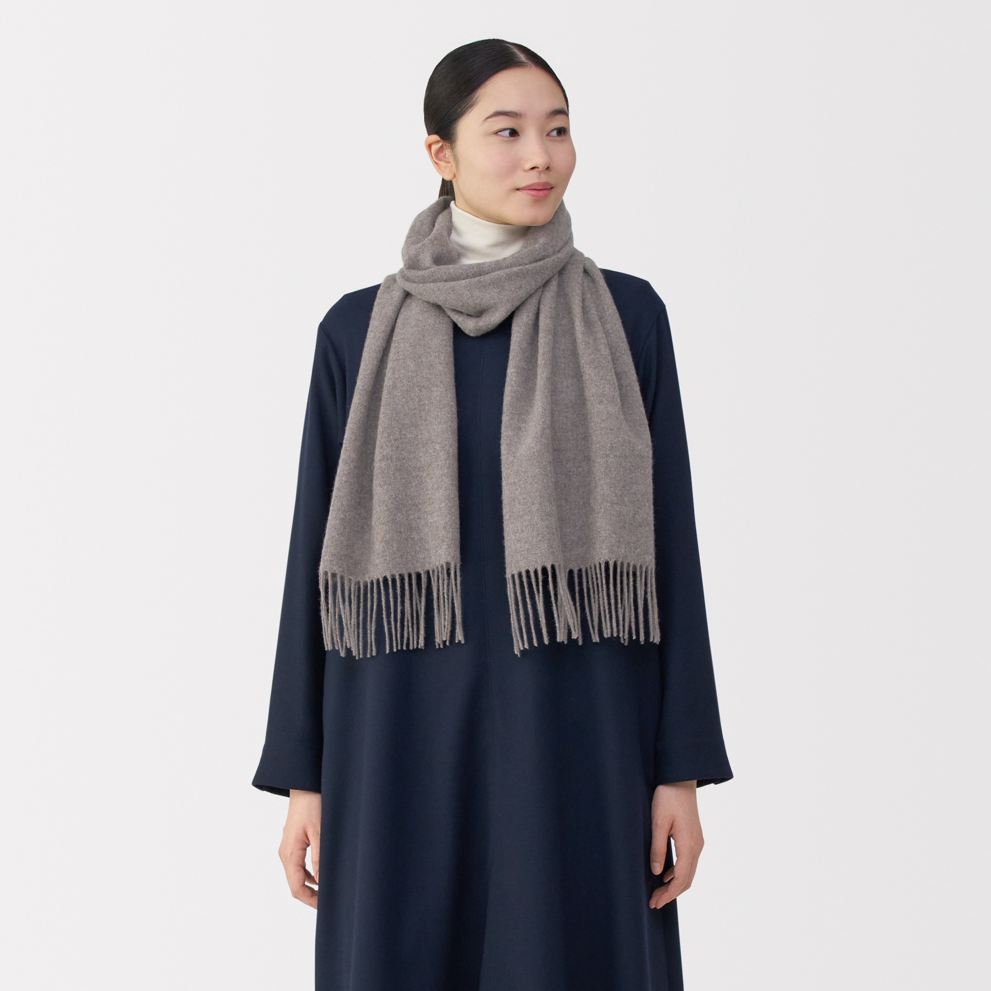 ふっくらウール　マフラー