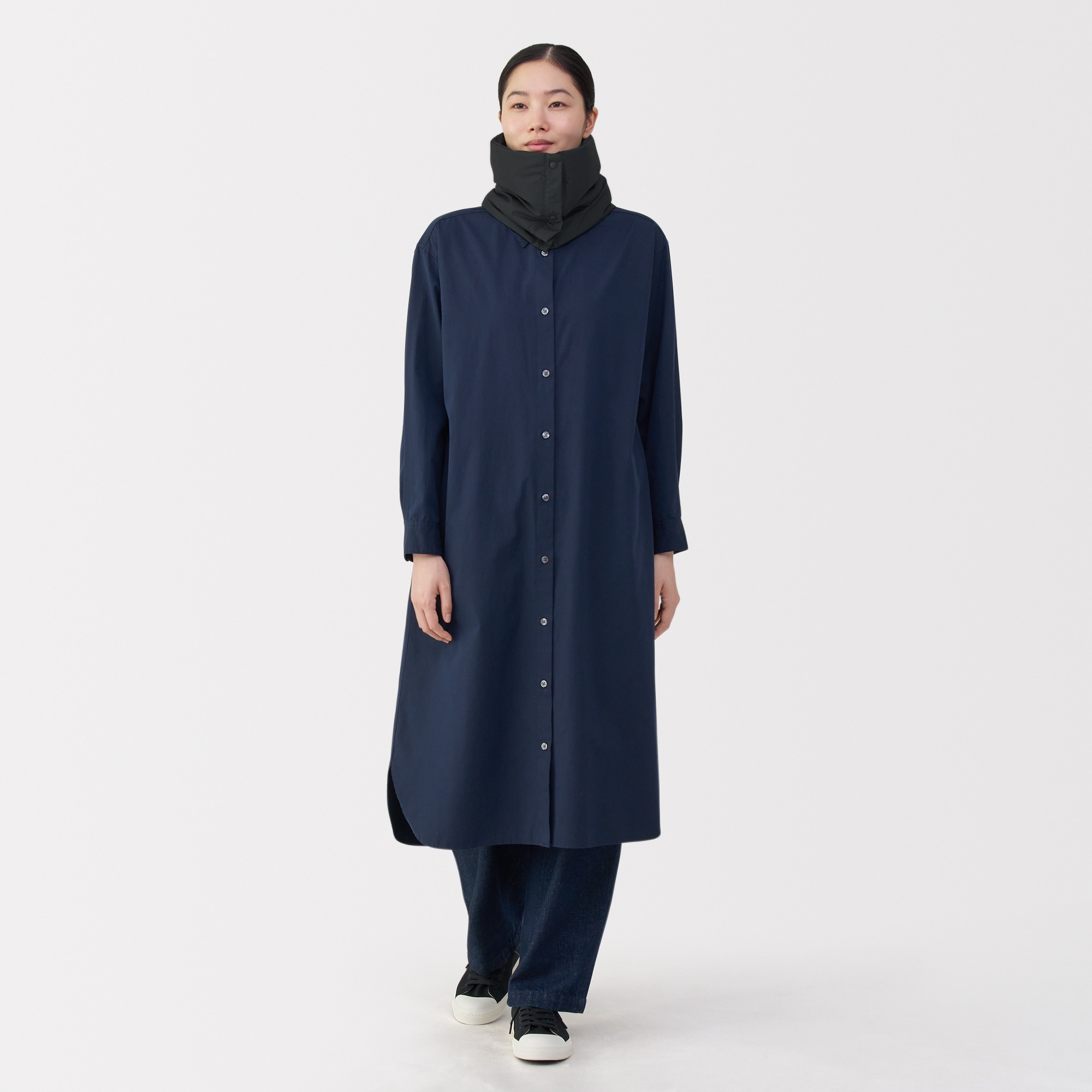 吸湿発熱中わた表面撥水パッカブル　ネックウォーマー