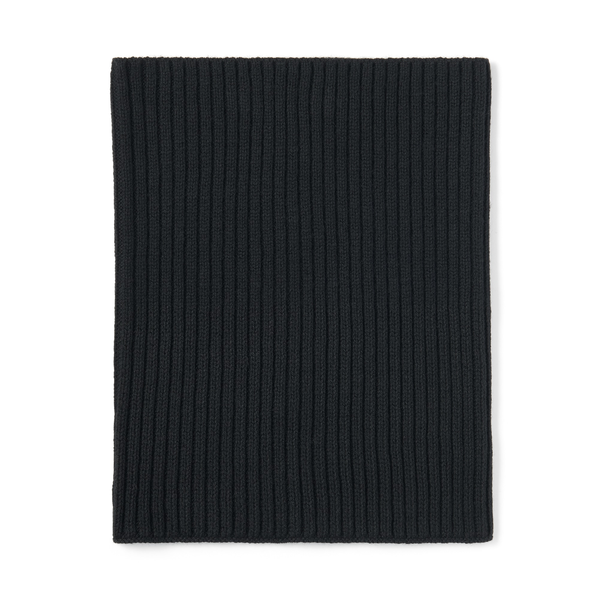 首のチクチクを抑えたメリノウール混　ネックウォーマー