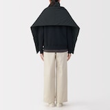 吸湿発熱中わた表面撥水パッカブル　ケープ