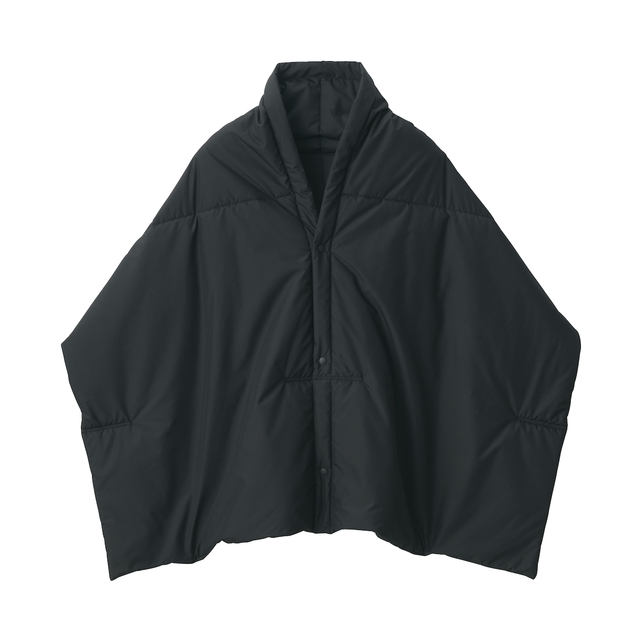 吸湿発熱中わた表面撥水パッカブル　ケープ