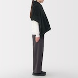 再生ポリエステルあったかボア　ケープ